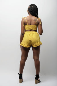 Yellow Mellow Short Set